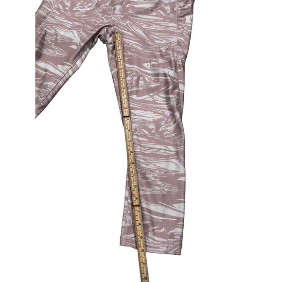 RBX Womens Pink-White Abstract Pattern Leggings S/P - Picture 6 of 8